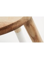 Tropical wood CARGO munggur fixed stool