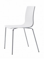 ALICE CHAIR telaio cromato e scocca in tecnopolimero scelta colore sedia per cucina ufficio sala riunioni