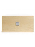 External white lacquered drawer frontal BENCH module countertop in ash