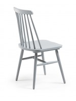 MALLORCA chaise en bois naturel ou gris ou noir et blanc avec un style campagnard rustique