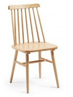 MALLORCA naturale o grigia o nera o bianca sedia in legno dallo stile country rustico