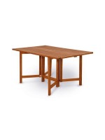 PANTELLERIA table console 150x80 pliable en bois keruing