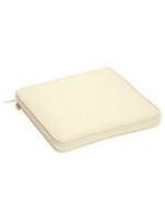 ECRU 40x40 seat cushion in square fabric for outdoor use