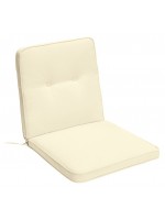 ECRU Coussin rectangulaire 48x95 en tissu pour fauteuil bas pour usage extérieur