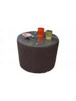 MEXICO diam 50 round coffee table for outdoor gardens and terraces