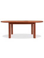MARGARITA oval table 150 extendable 200 cm or 190 extendable 250 cm for outdoor garden terraces