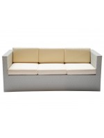 3-Sitzer Sofa im Freien Garten 185 x 75 DALLAS und Terrassen