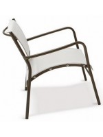 POLO fauteuil empilable pour résidence de terrasses de jardin extérieur