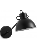 CLEO wall lamp in black or white metal