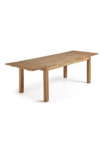 NORMAL 140 or 180 cm extendable natural oak rectangular table