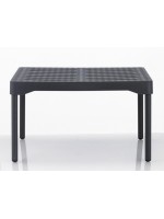 OLLY 74x56 cm fixed coffee table in technopolymer