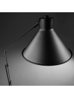 TRAIV lampadaire en métal noir