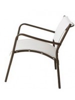 POLO stackable armchair for outdoor garden terraces residence