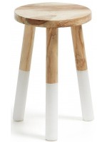 CARGO Ø30 sgabello o tavolino in legno massello