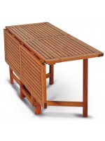 PANTELLERIA tavolo consolle 150x80 pieghevole in legno di keruing