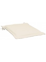 PRINCIPE 38x38 seat cushion in fabric with ruffles for outdoor gardens and terraces
