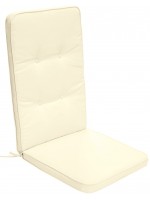 LIBERTY choix de couleur écru bordure 48x114 en tissu pour fauteuil haut coussin pour extérieur