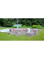 CORAL cuadrada o rectangular Cojín en tela para exterior y Interior