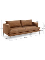 BASIC sofa color choice in leather style fabric