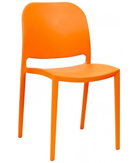 DECA scelta colore sedia impilabile in polipropilene per bar gelaterie hotel chalet ristoranti esterno