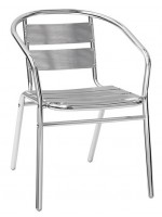 GRISS aluminum stackable chair for bar residence hotel ice cream parlors restaurants