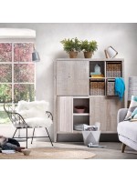 JAGO set 2 cesti 35x25x28h contenitori in vimini per cassetto