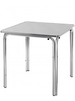 COMORE Choice of stainless steel table and aluminum table for residence hotel bars restaurants bb chalet