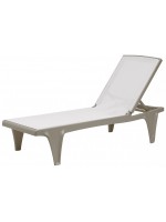 TAHITI design stackable sunlounger in various colors for seaside resorts poolside beaches