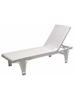 TAHITI design stackable sunlounger in various colors for seaside resorts poolside beaches