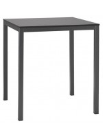 MIRTO rechteckig oder quadratisch Tisch weiß oder anthrazit stapelbar für jede Umgebung Hausmannskost und Außen Vertrag