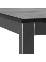 MIRTO de mesa blanco o antracita apilable rectangular o cuadrada para cada tipo de medio ambiente y para la externa