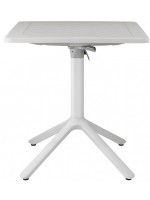ECO 70x70 or 80x80 tilting tilting table in painted aluminum for ice cream bars