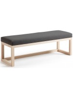 KYPNO Farbwahl 128 cm Bank Nordic-Stil für zu Hause Küche Wohnzimmer