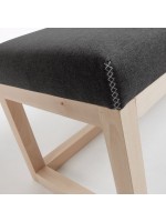 KYPNO Farbwahl 128 cm Bank Nordic-Stil für zu Hause Küche Wohnzimmer