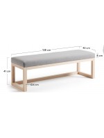 KYPNO elección de color banco de 128 cm de estilo nórdico para cocina de la sala de estar