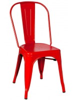 ARI color choice in painted metal industrial vintage chair