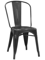 ANTILIA scelta colore in metallo verniciato anticato sedia vintage