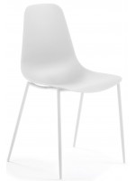CINDY Chaise choix de couleur dans le polypropylène et les jambes en époxy