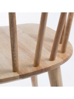 CORIN schwarz oder Naturholz Stuhl Design Stuhl
