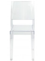 AMALA transparent polycarbonate chair design