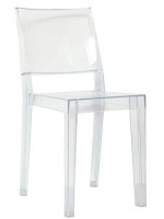 AMALA silla de policarbonato transparente