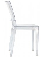 AMALA Chaise transparente en polycarbonate