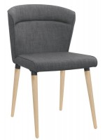 BOSTON chair legs in wood and in fabric or eco-leather choice of color
