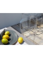 IGLOO CHAIR Silla de elección de color en policarbonato para muebles modernos o clásicos