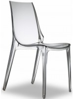 VANITY CHAIR Chaise de choix de couleur de polycarbonate pour des meubles modernes ou classiques