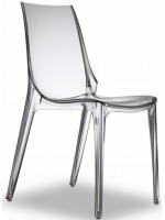 VANITY CHAIR Farbwahl Stuhl aus Polycarbonat für moderne oder klassische Möbel