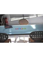 COLETTE Dünner und handlicher Stuhl aus Technopolymer für Bars und Restaurants mit Gartenterrassen