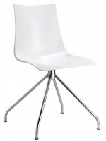 ZEBRA swivel antishock on trestle polycarbonate chair for study meeting room dining room