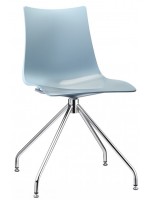 ZEBRA Tecnopolímero con la silla rotatoria de la silla del color de la silla de la perca para la sala de reunión del estudio