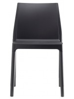 CHLOE' TREND CHAIR mon amour Technopolymer Aluminium Stuhl Stuhlbeine in verschiedenen Farben für Küche Garten Bar Restaurants
